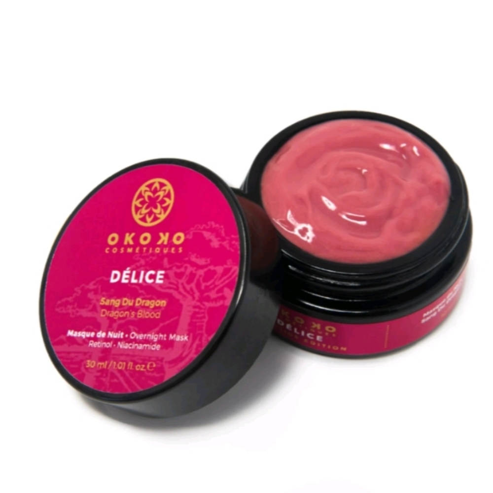 OKOKO COSMETIQUES Delice Dragon's Blood Sleeping Mask (Brightening + Smoothing)